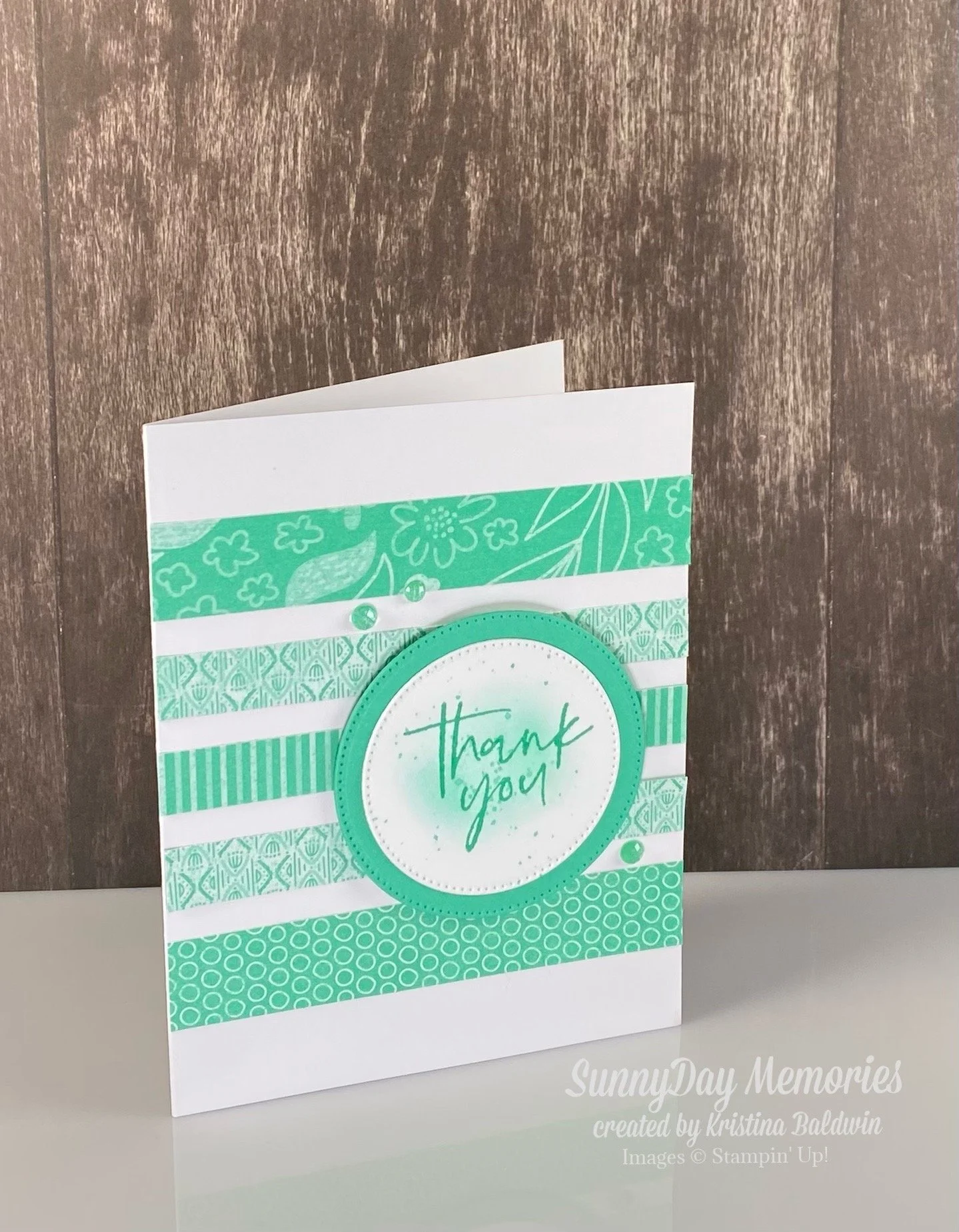 Stampin' Up! Shy Shamrock Fabulous Sayings Card