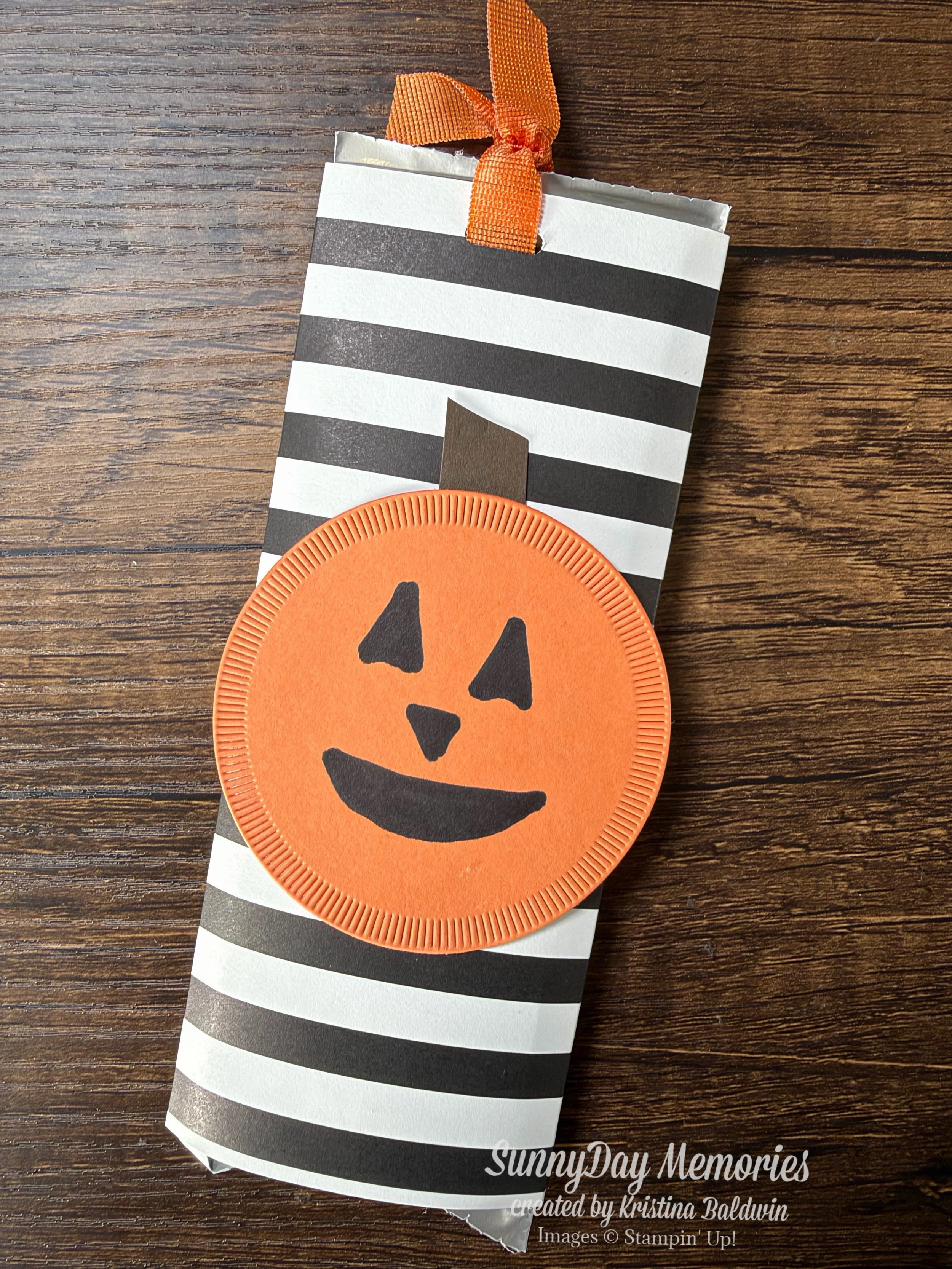 Stampin' Up! Spotlight on Nature Jack-o-lantern