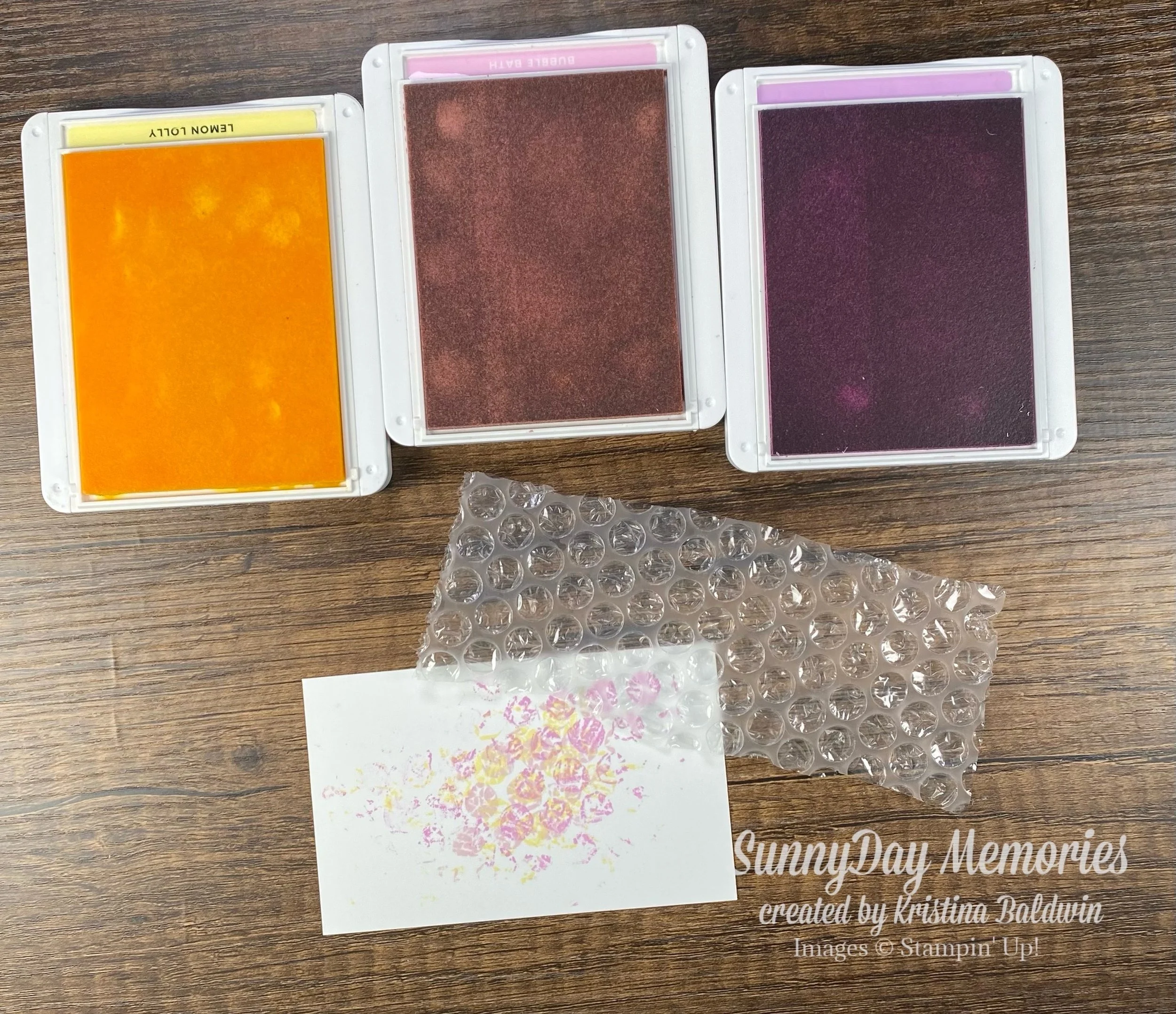 Bubble Wrap Stamping