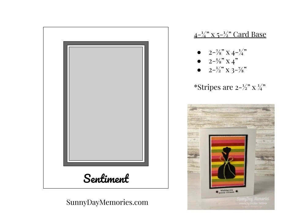 SunnyDay Memories Color Challenge Card Sketch
