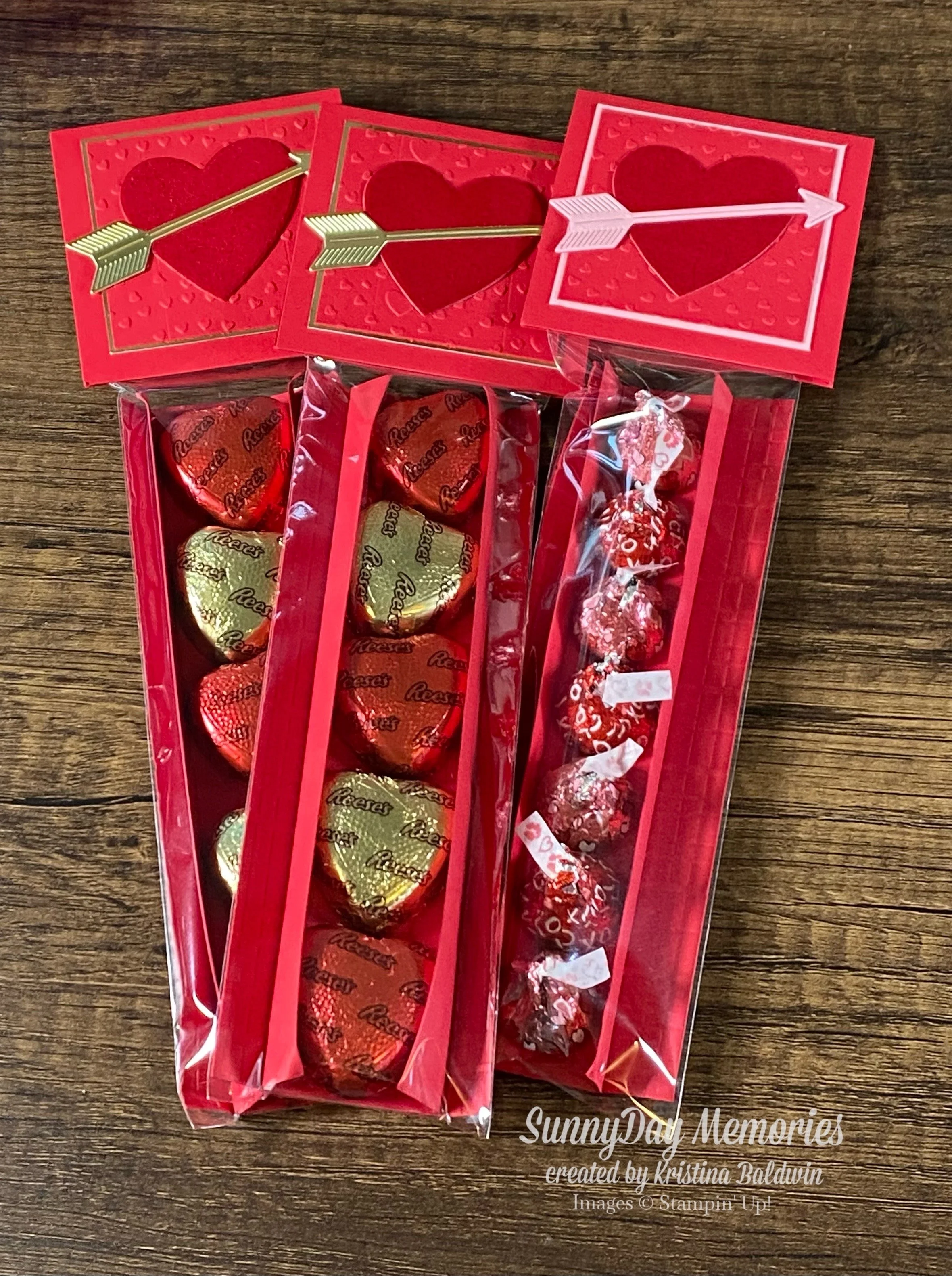 Stampin' Up! Valentine Candy Trays