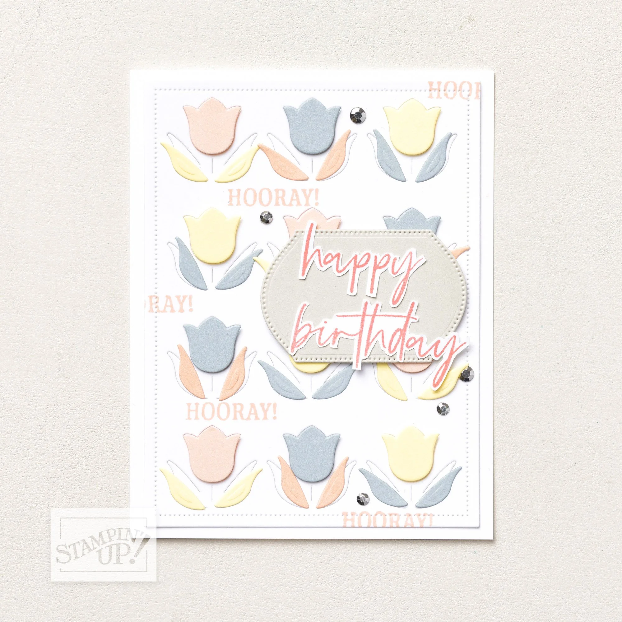 Stampin' Up! Fabulous Sayings Birthday Tulip Card