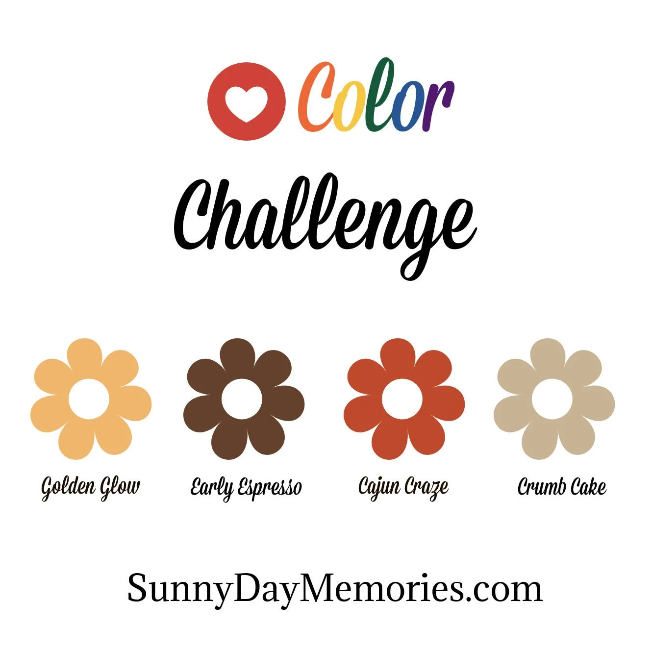 SunnyDay Memories September 2026 Color Combo