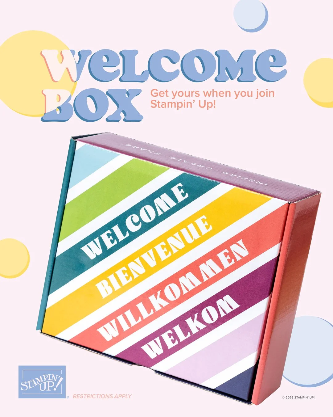 Welcome Box for New Stampin' Up! Demonstrators