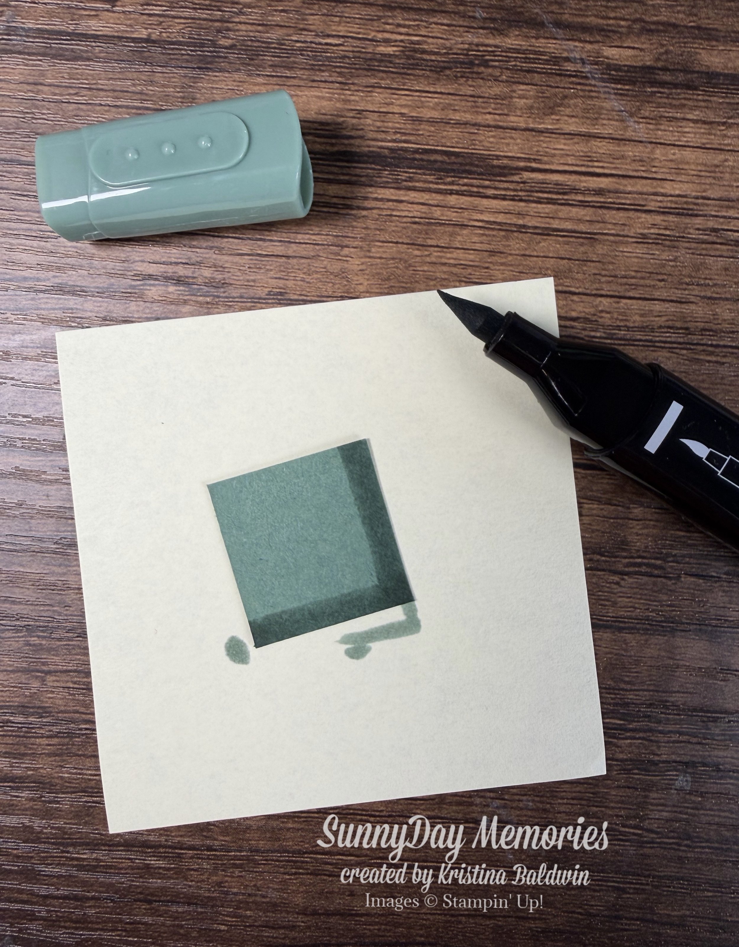 First Step Dimensional Ink Technique