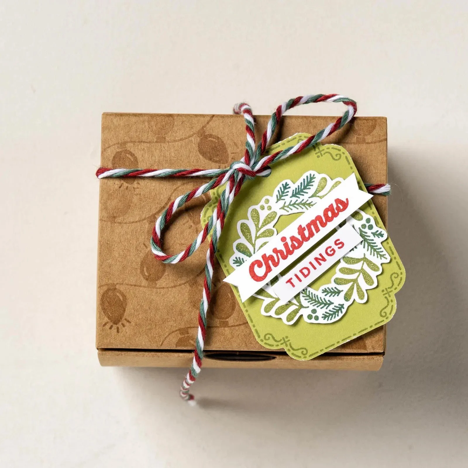Decorated Stampin' Up! Advent Treat Box