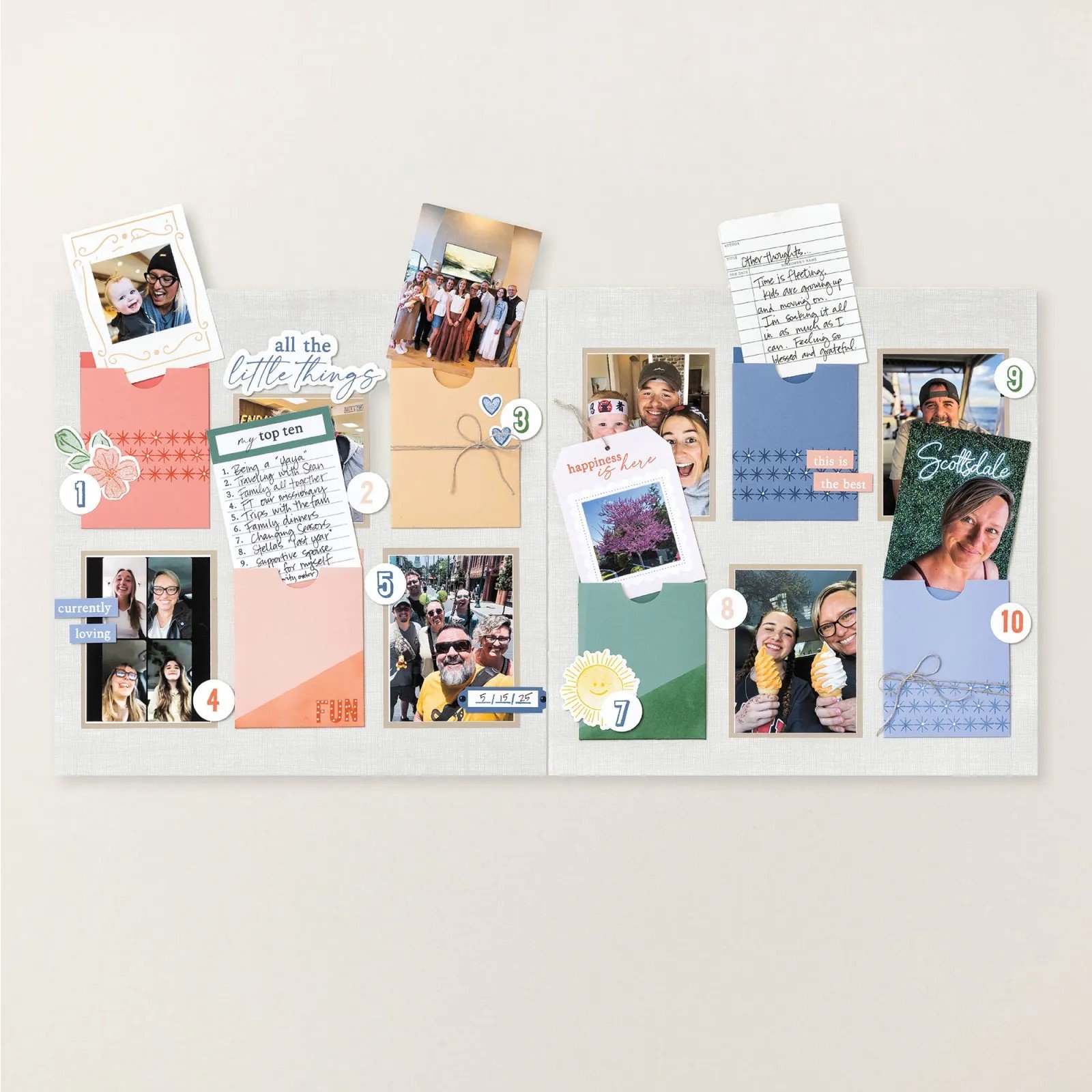 Stampin' Up! All The Little Things Layout