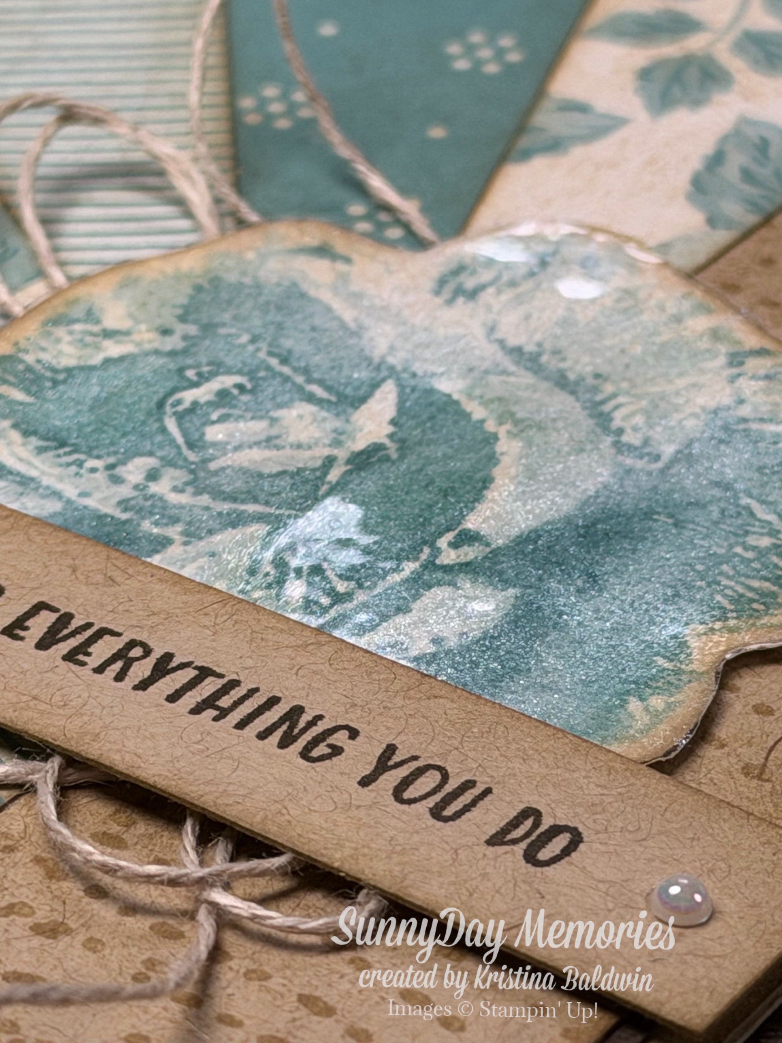 Stampin' Up! Begonia Belle with Packaging Tape