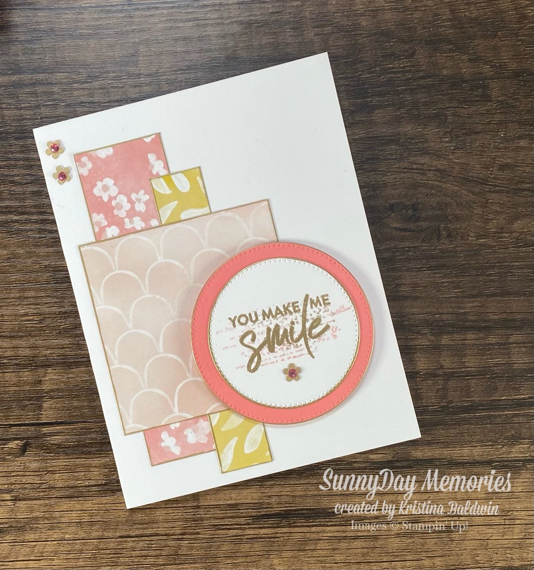 Nature's Symphony You Make Me Smile Painted Illusions Card