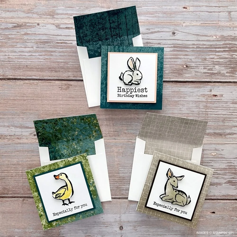 Notes of Spring Mini Cards