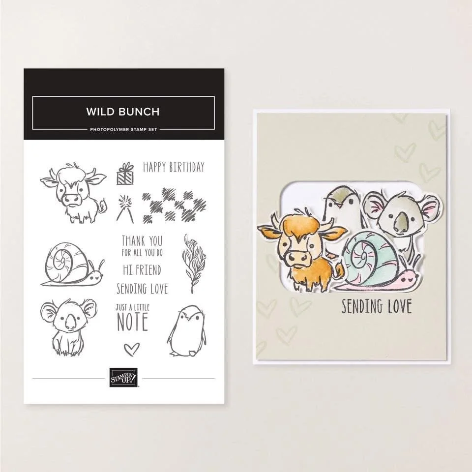 Stampin' Up! June POM Wild Bunch Stamp Set