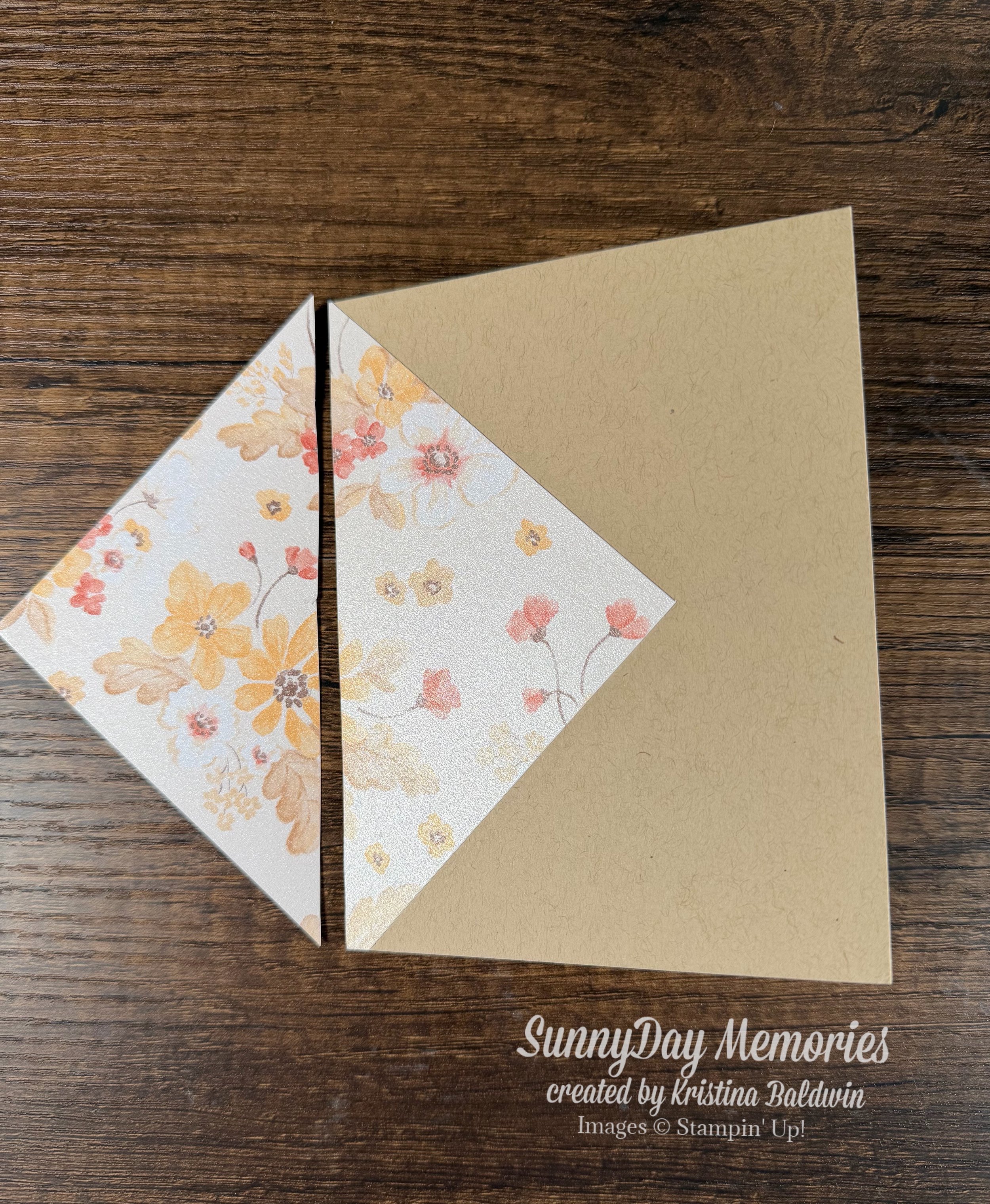 Stampin' Up! Glow of Harvest 4x4 Card
