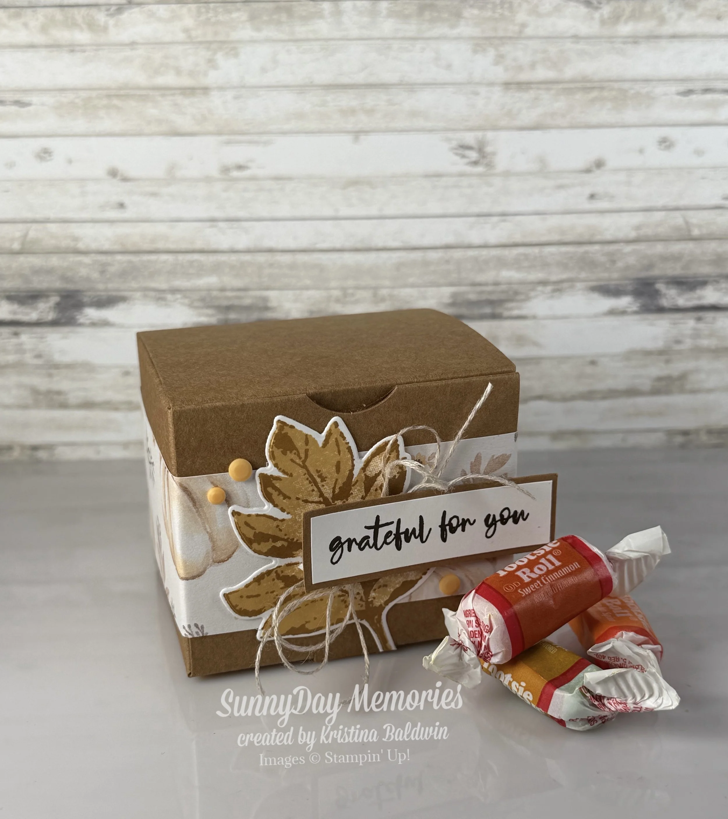 Stampin' Up! Elegant Leaves Advent Box