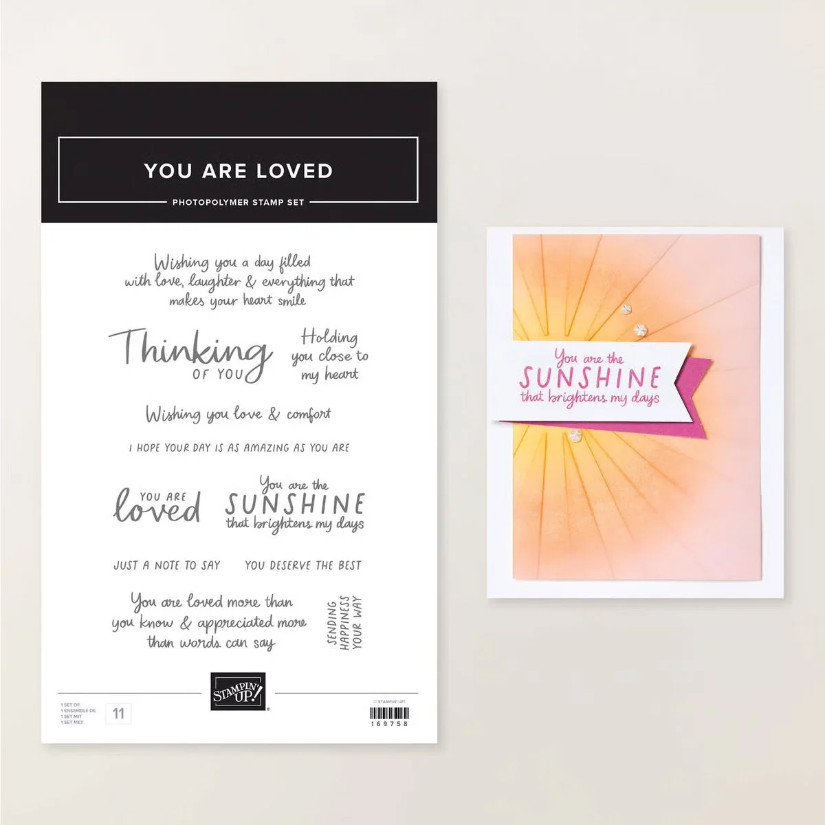 Stampin' Up! You Are Loved Stamp Set