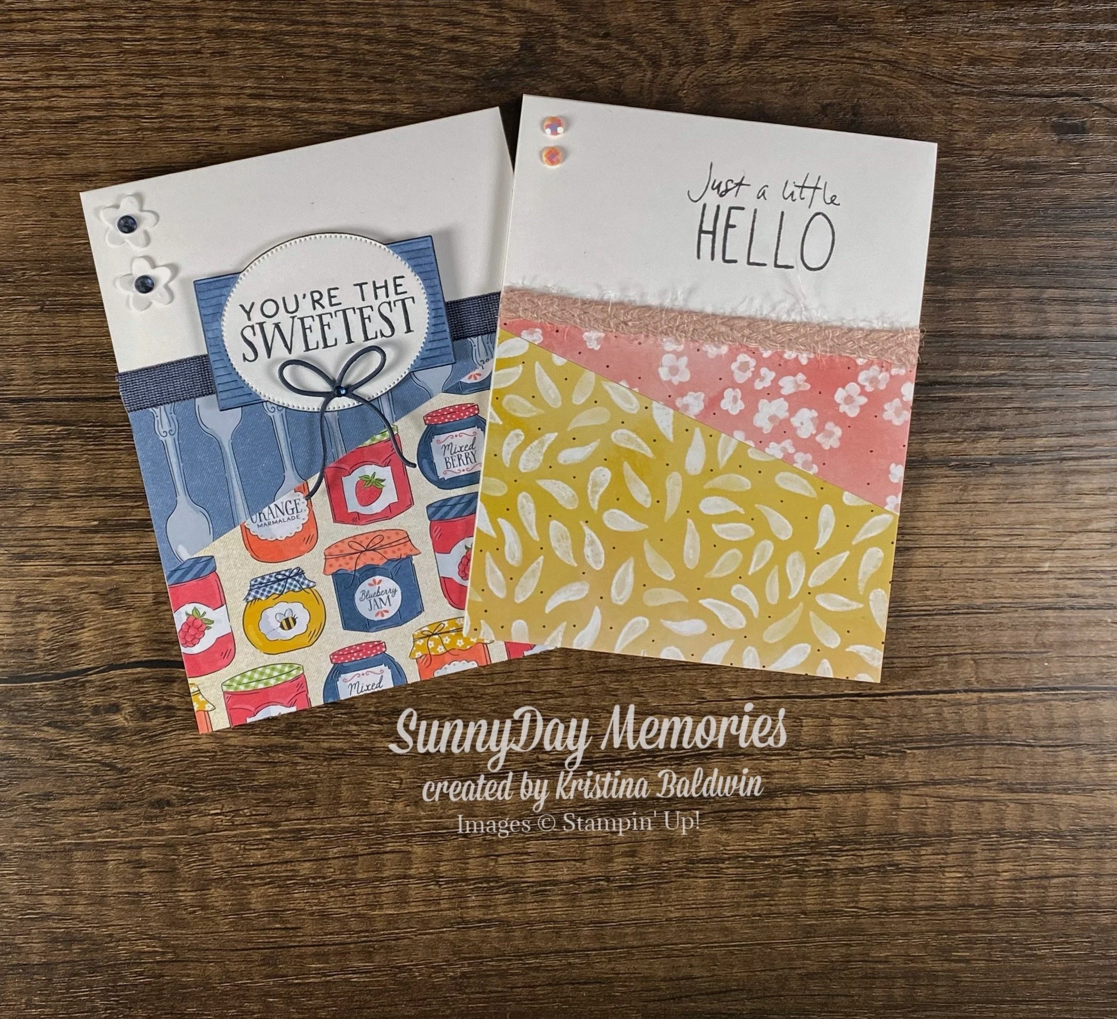 Stampin' Up! 2 Cards At Once