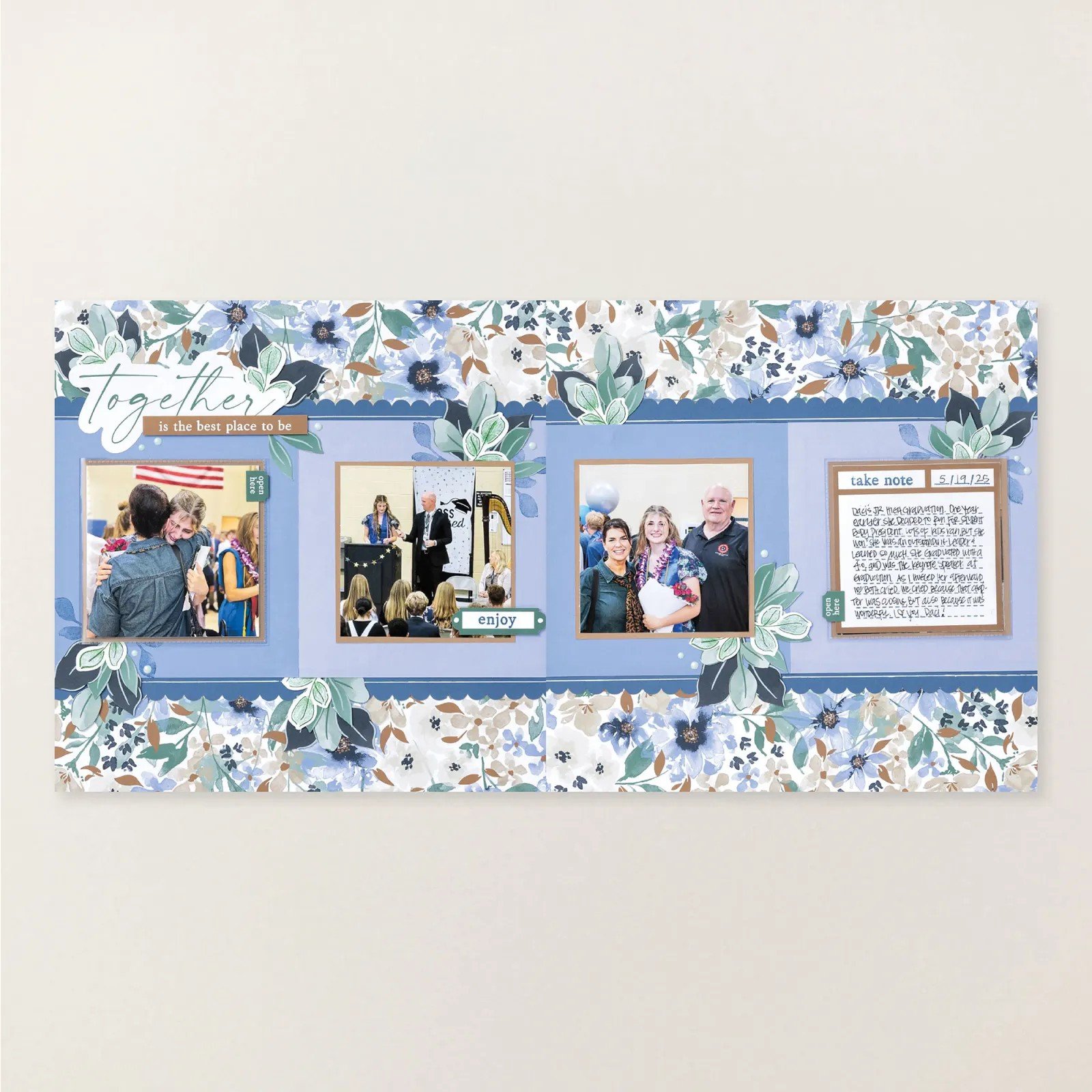 Stampin' Up! Together Best Place Layout