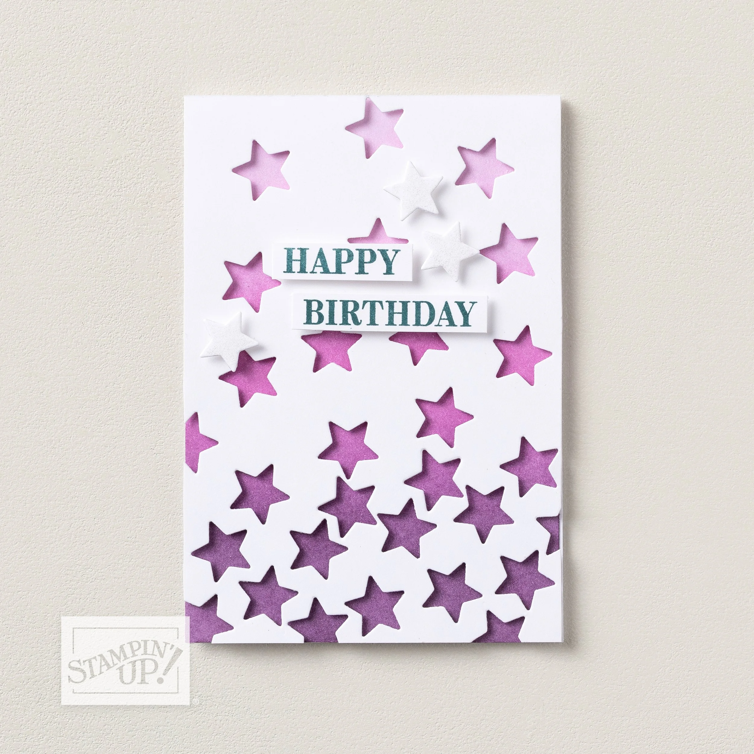 Stampin' Up! Shining Stars Birthday Card