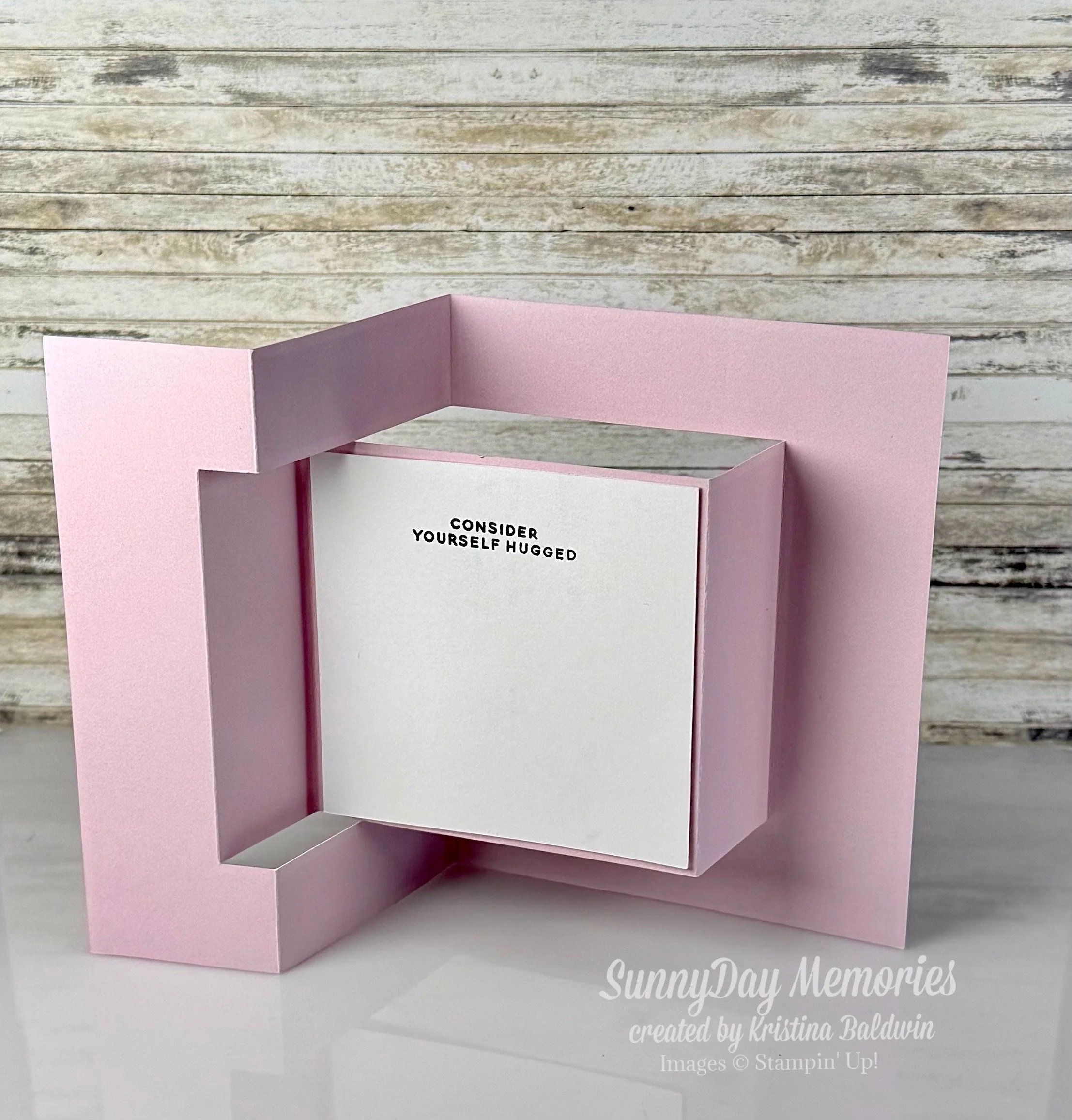 Stampin' Up! Violet Dreams Fancy Fold Backside