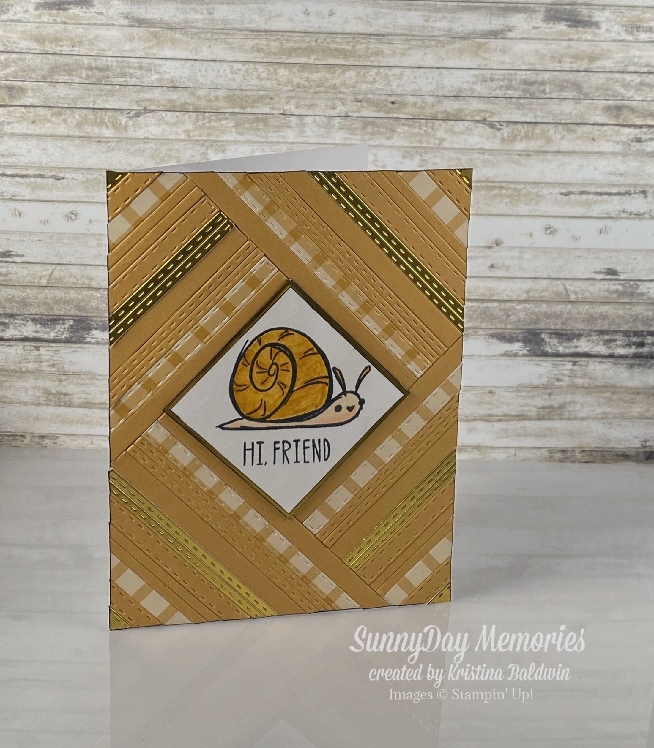 Stampin' Up! Wild Bunch Hi Friend Card