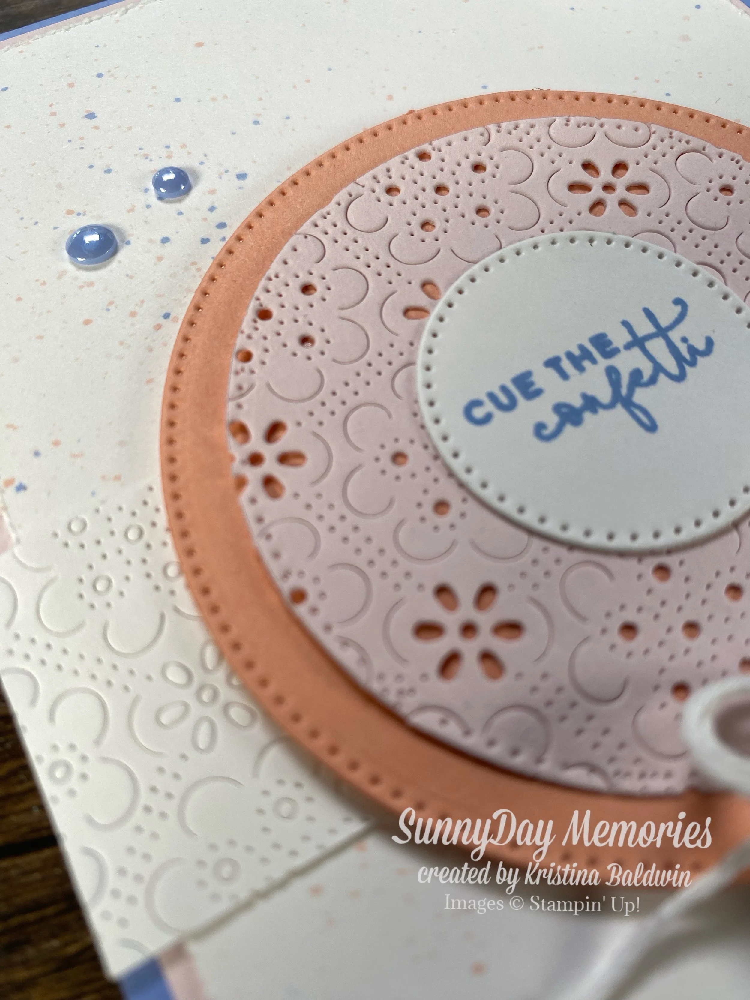 SU Cue the Confetti Banner Sayings Closeup