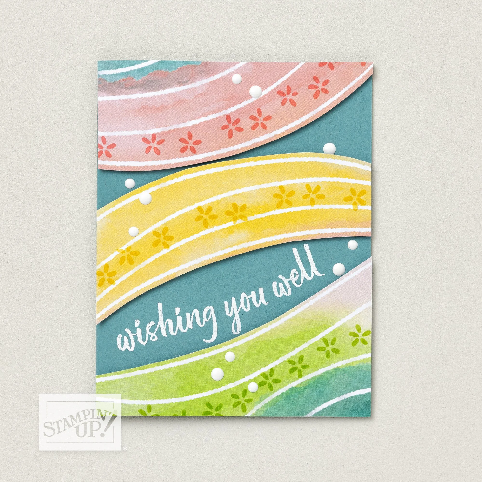 Painted Illusions Wishing You Well Card