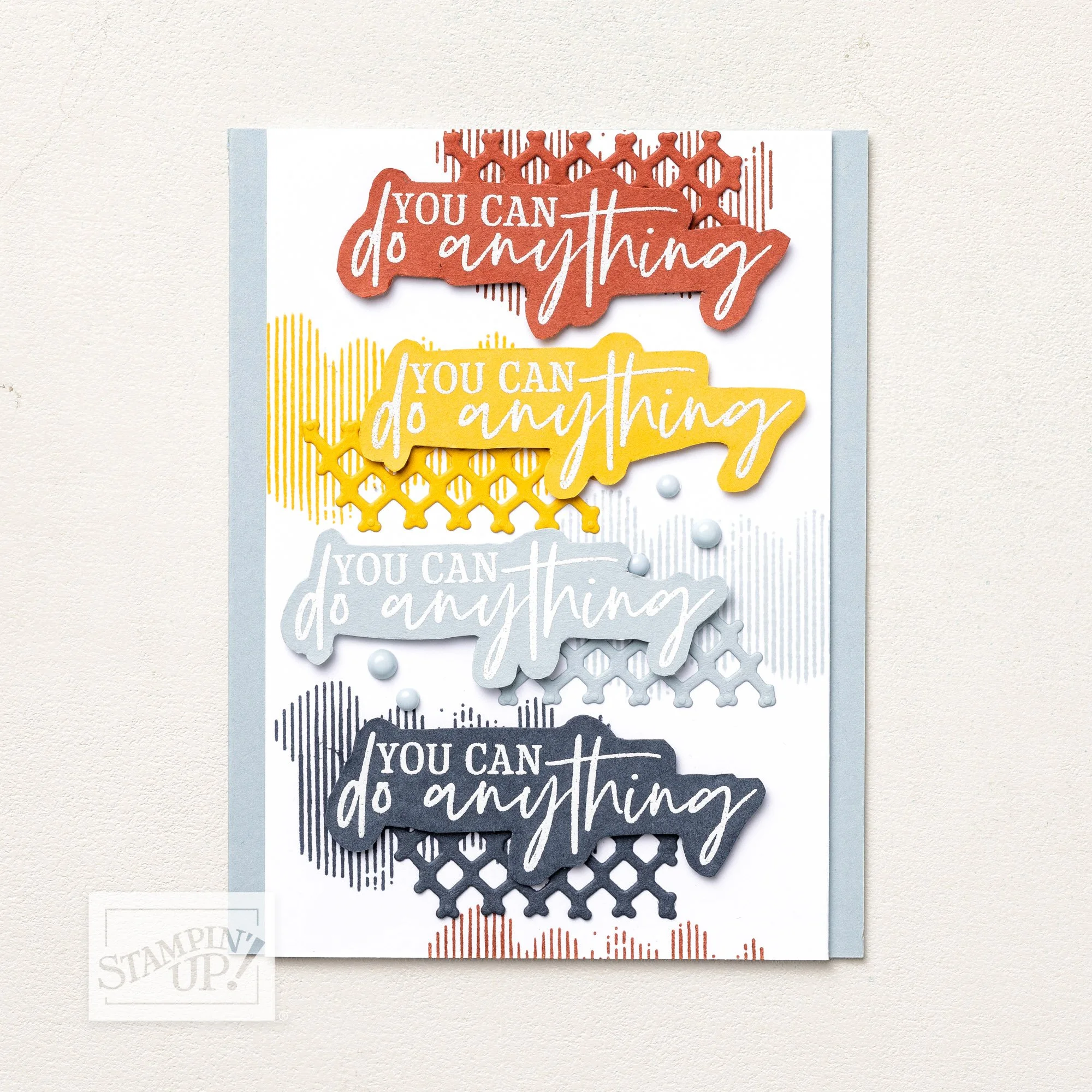Stampin' Up! You Can Do Anything Card