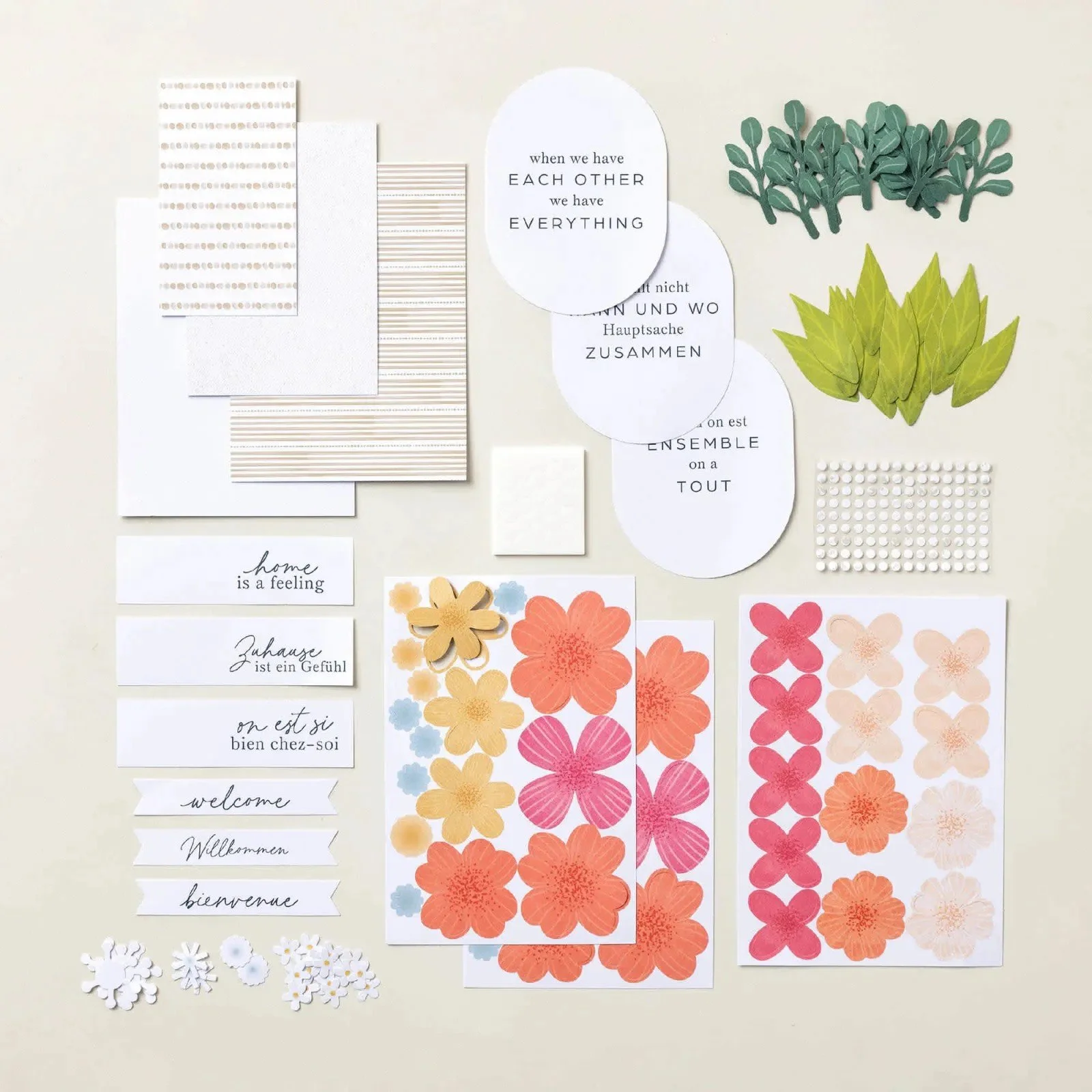 Stampin' Up! Crafted Blooms Kit Contents