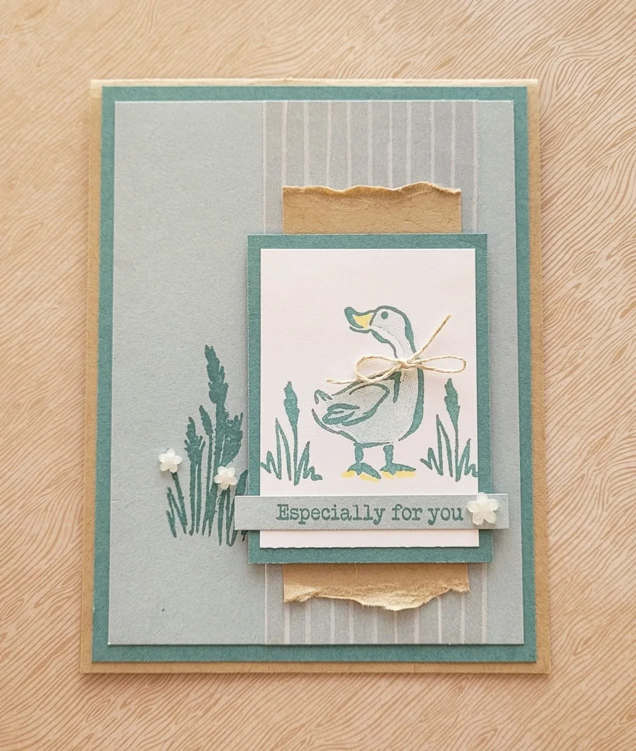 Especially for You Goose Notes of Spring Card