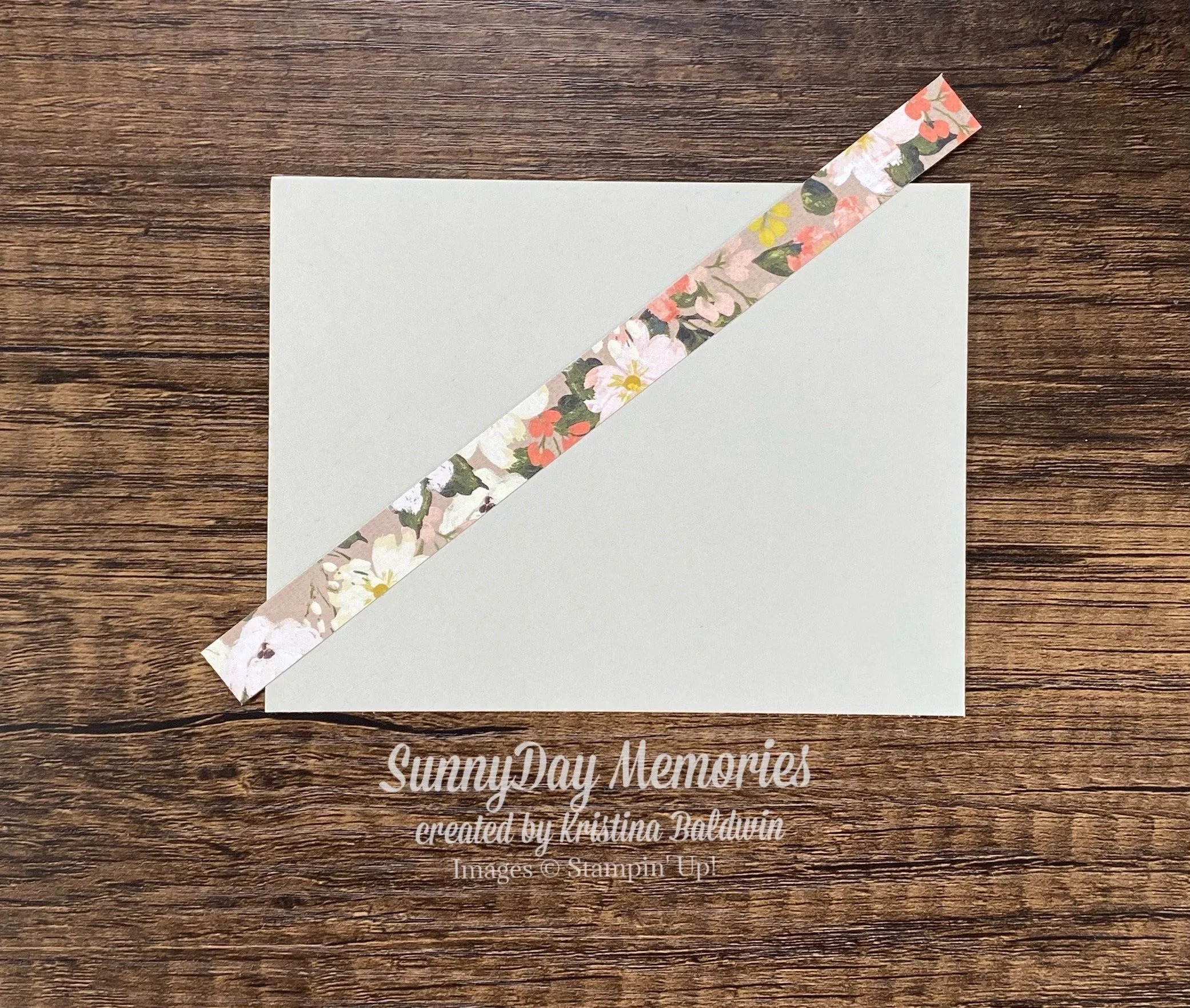 Step 1 Herringbone Technique Card