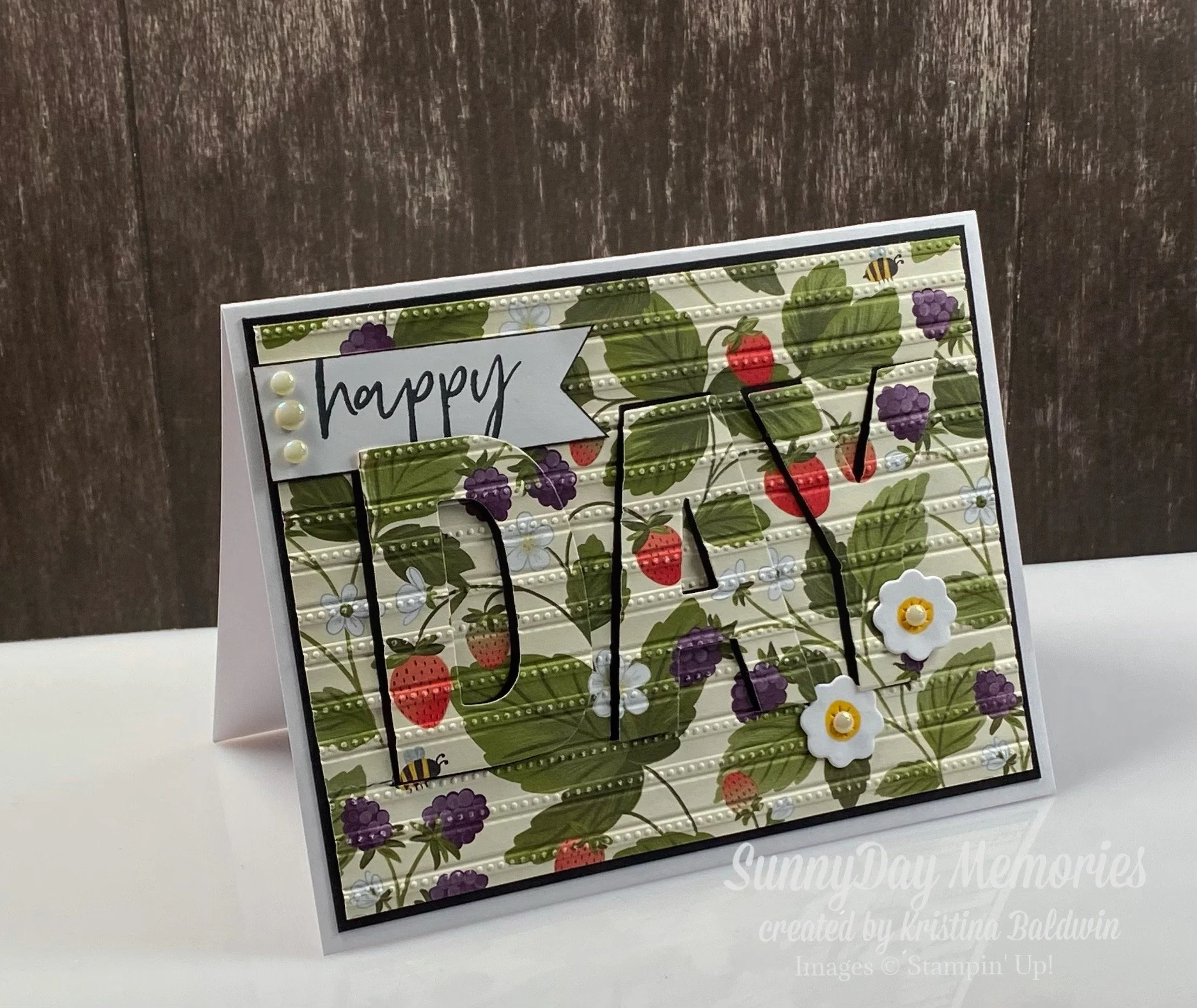 Stampin' Up! Happy Day Fabulous Sayings Eclipse Card