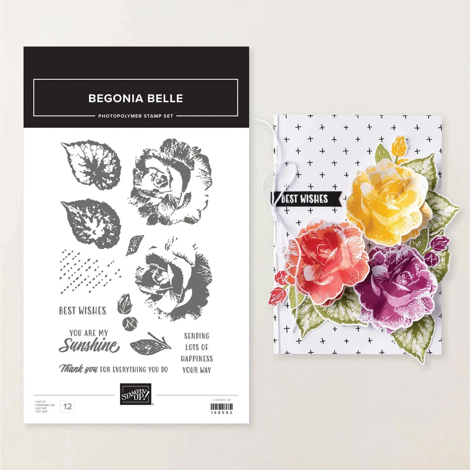 Stampin' Up! July Product of the Month, Begonia Belle