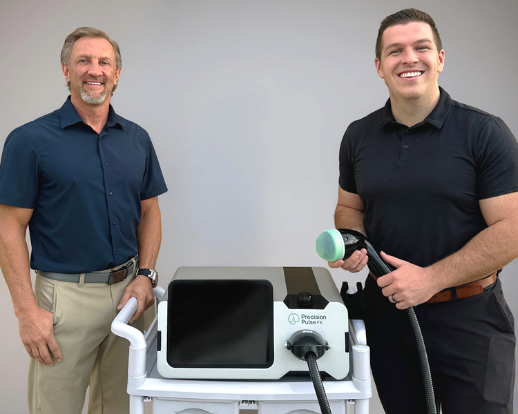 Dr. Jacob Knapton and Dr. Erick Bingham, founders of Precision Pulse FX