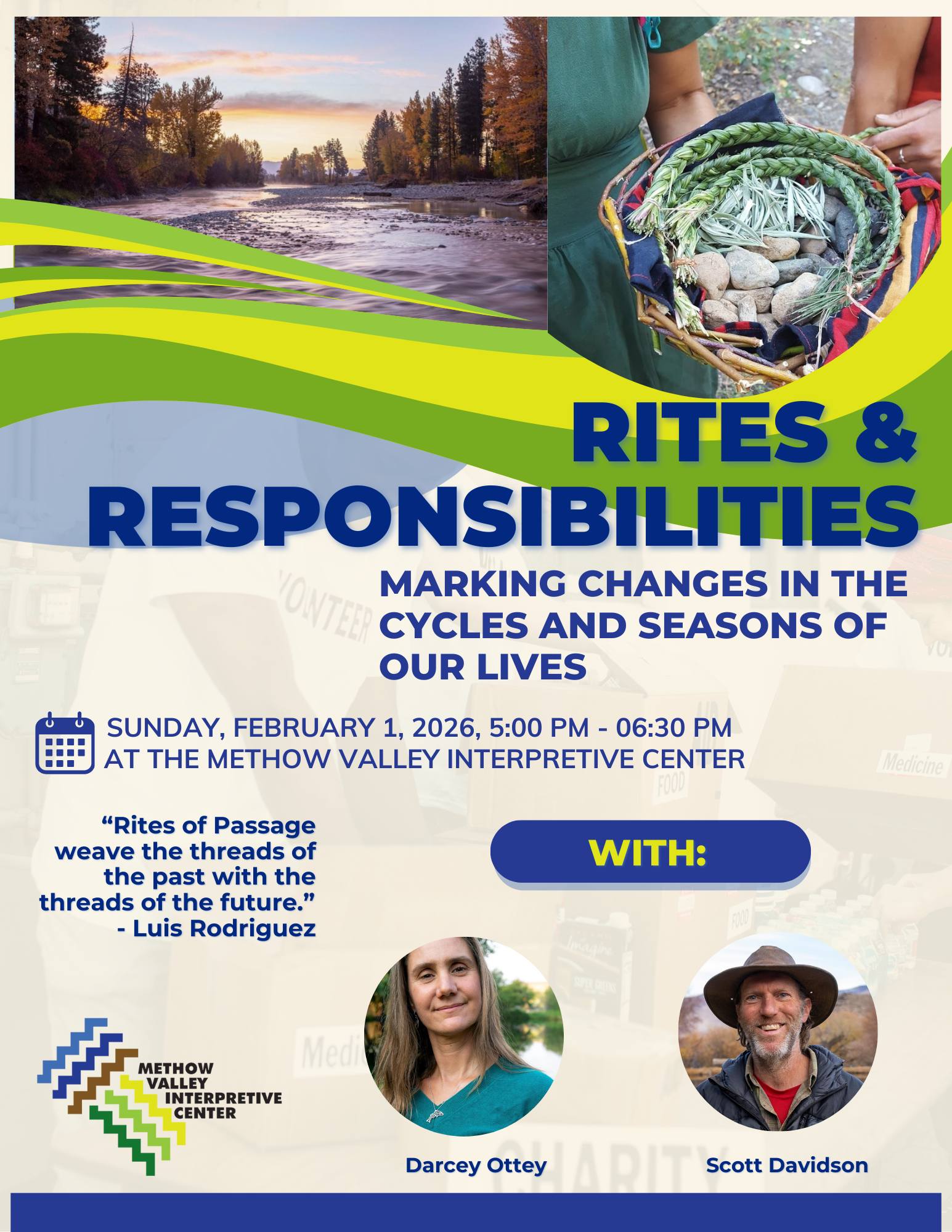 Rites & Responsibilities ~ Marking Changes in the Cycles and Seasons of Our Lives