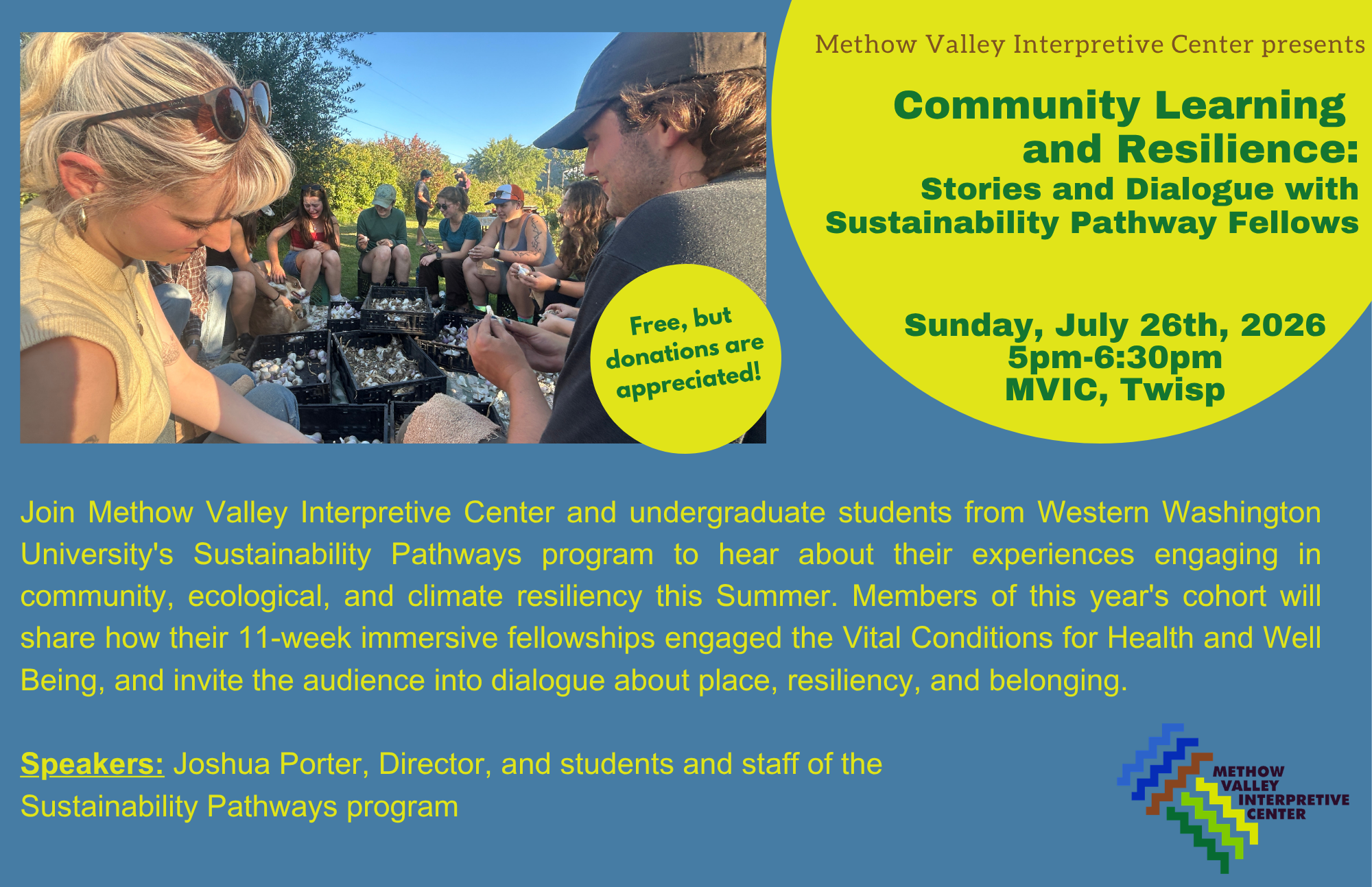 Community Learning and Resilience: Stories and Dialogue with Sustainability Pathway Fellows