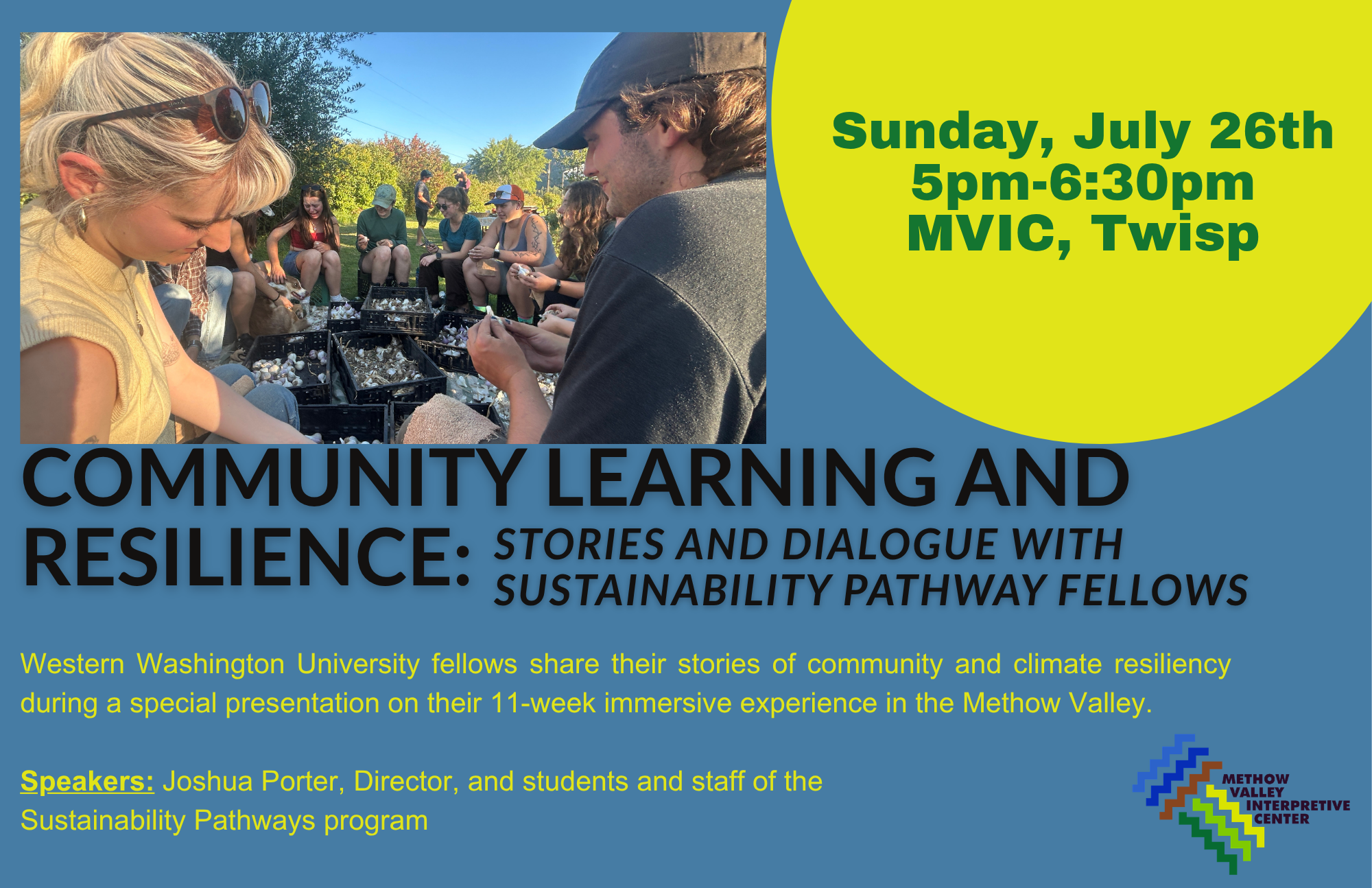 Community Learning and Resilience: Stories and Dialogue with Sustainability Pathway Fellows