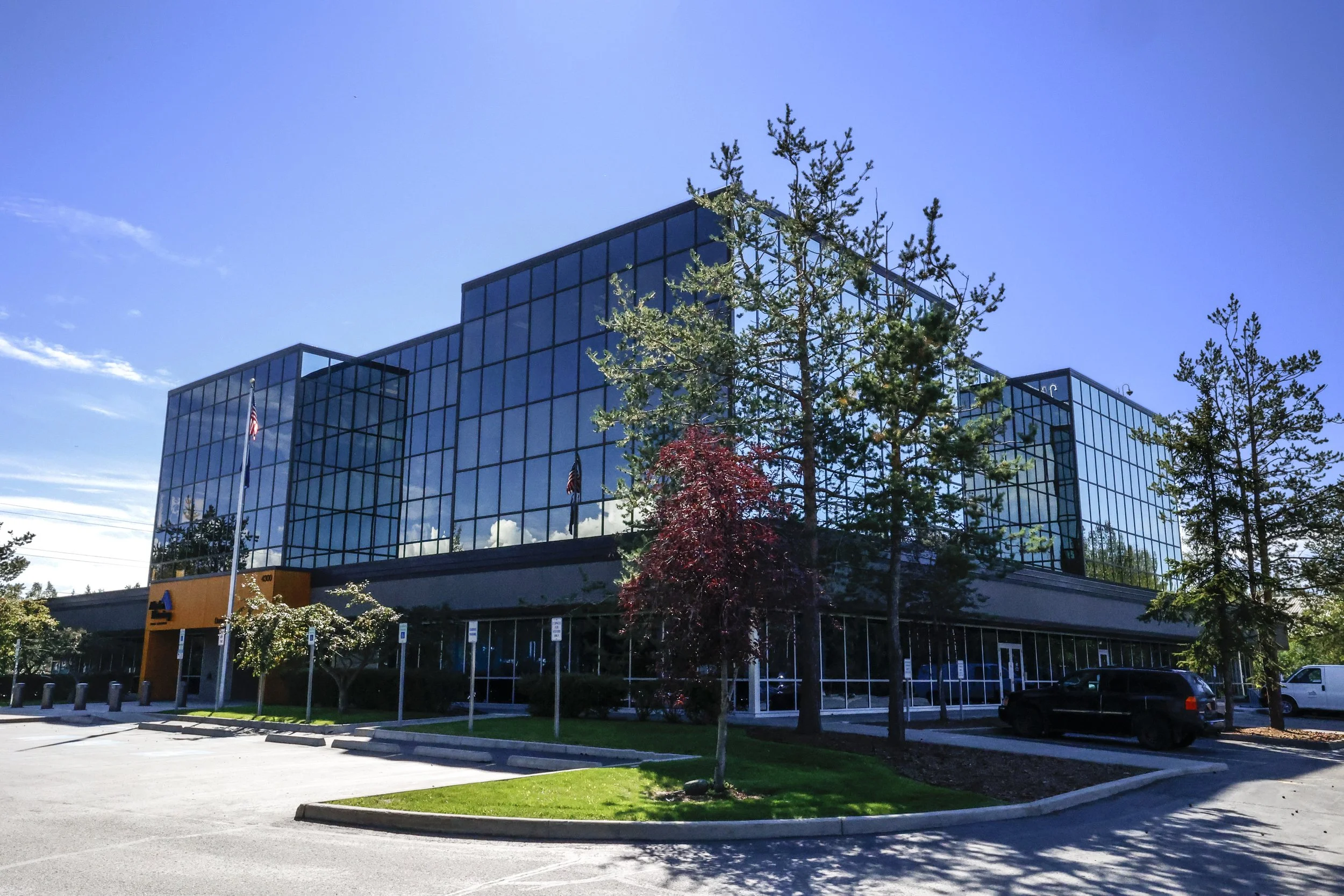 The outside of the Alaska Housing Finance Corporation Building.