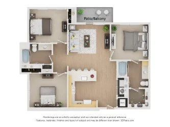 C1 | 3 Bed | 2 Bath