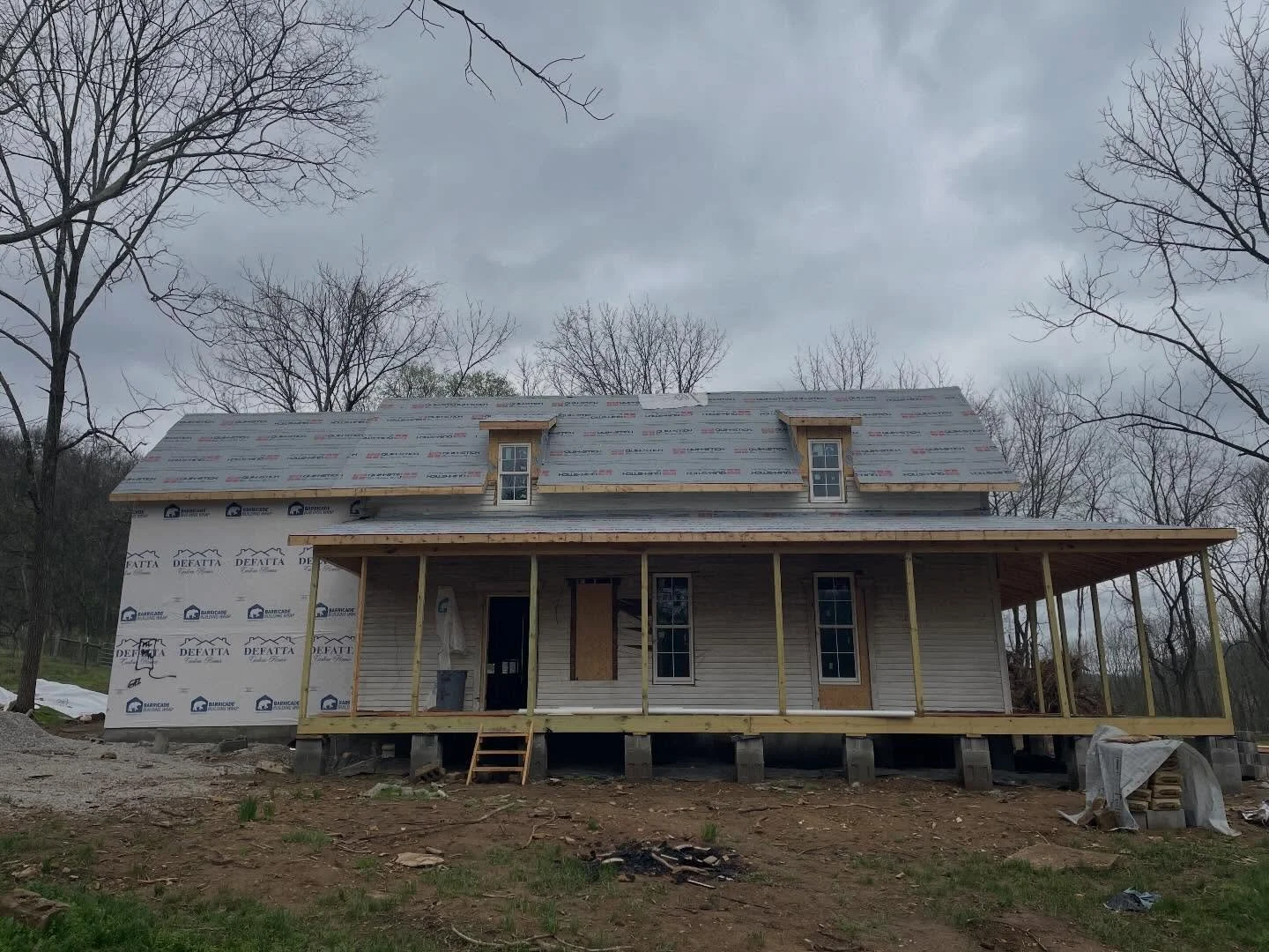 There is something so beautiful in blending the old with the new- letting what was stand alongside what will be.  It quietly echoes the verse from Revelation 21:5, &ldquo;Behold, I am making all things new.&rdquo; 

Restoring this old farmhouse is no