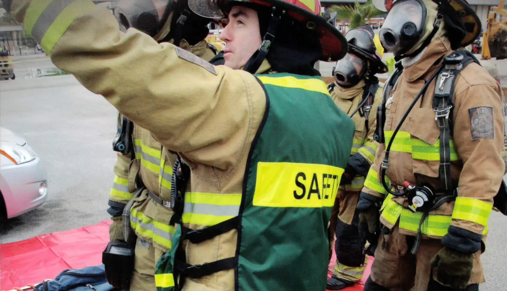 An image of an incident safety officer