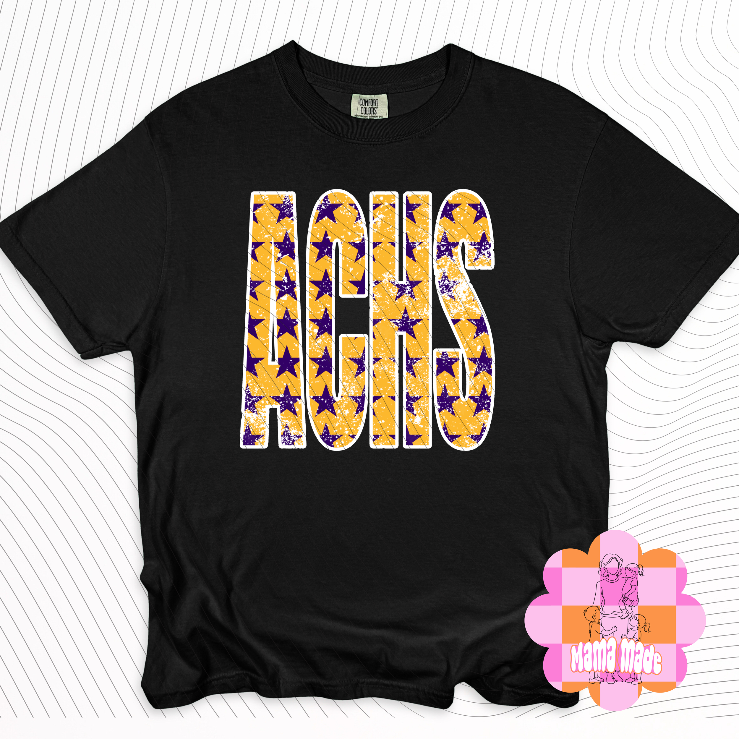 ACHS star -- comfort color tee