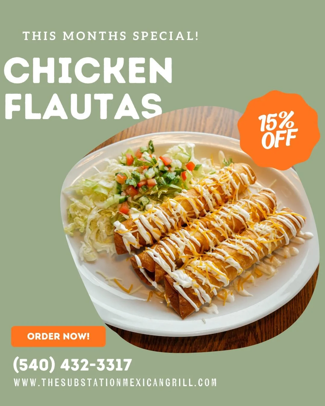 Special for January! Tag your food buddy and see you guys at the Sub Station 🌶🌮

💻 Visit our website &amp; Order Online at: www.thesubstationmexicangrill.com
📍 3257 South Main St, Harrisonburg, VA 22801