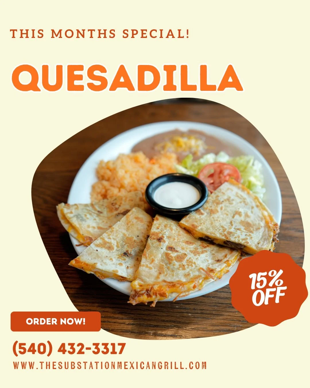 FEBRUARY SPECIALS!

Tag your food buddy and see you guys at the Sub Station 🌶🌮
💻 Visit our website &amp; Order Online at: www.thesubstationmexicangrill.com
📍 3257 South Main St, Harrisonburg, VA 22801

#quesadilla #baconburger