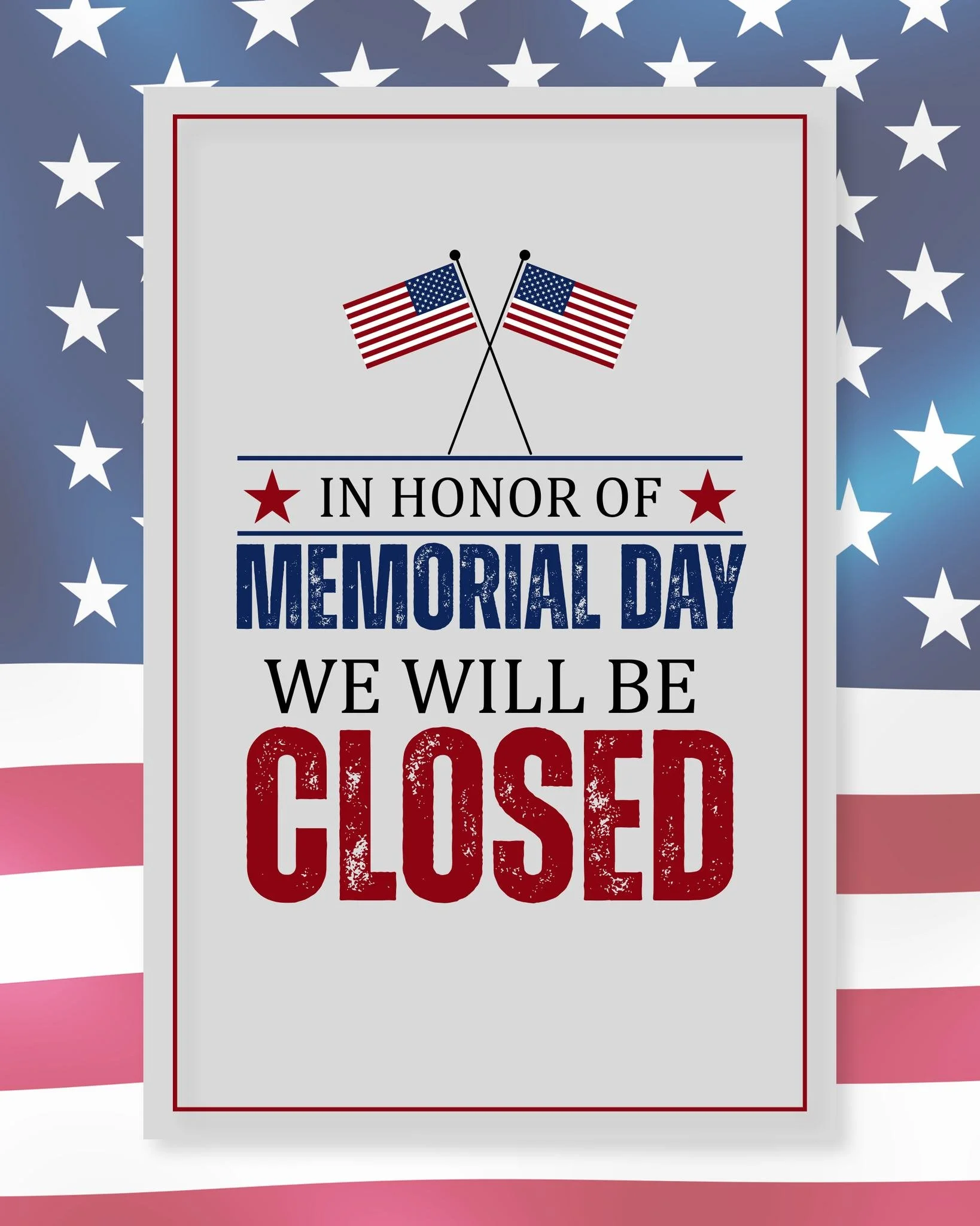 Forever grateful for the brave souls who gave everything for our freedom. Wishing our community a beautiful, reflective Memorial Day. 🇺🇸✨