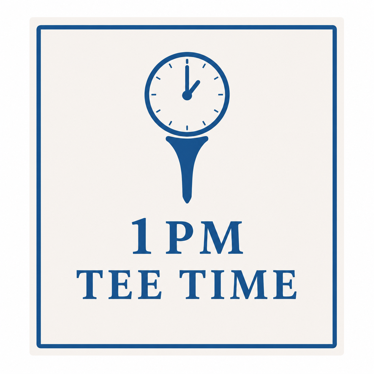 Team Sign-up - 1pm Tee Time