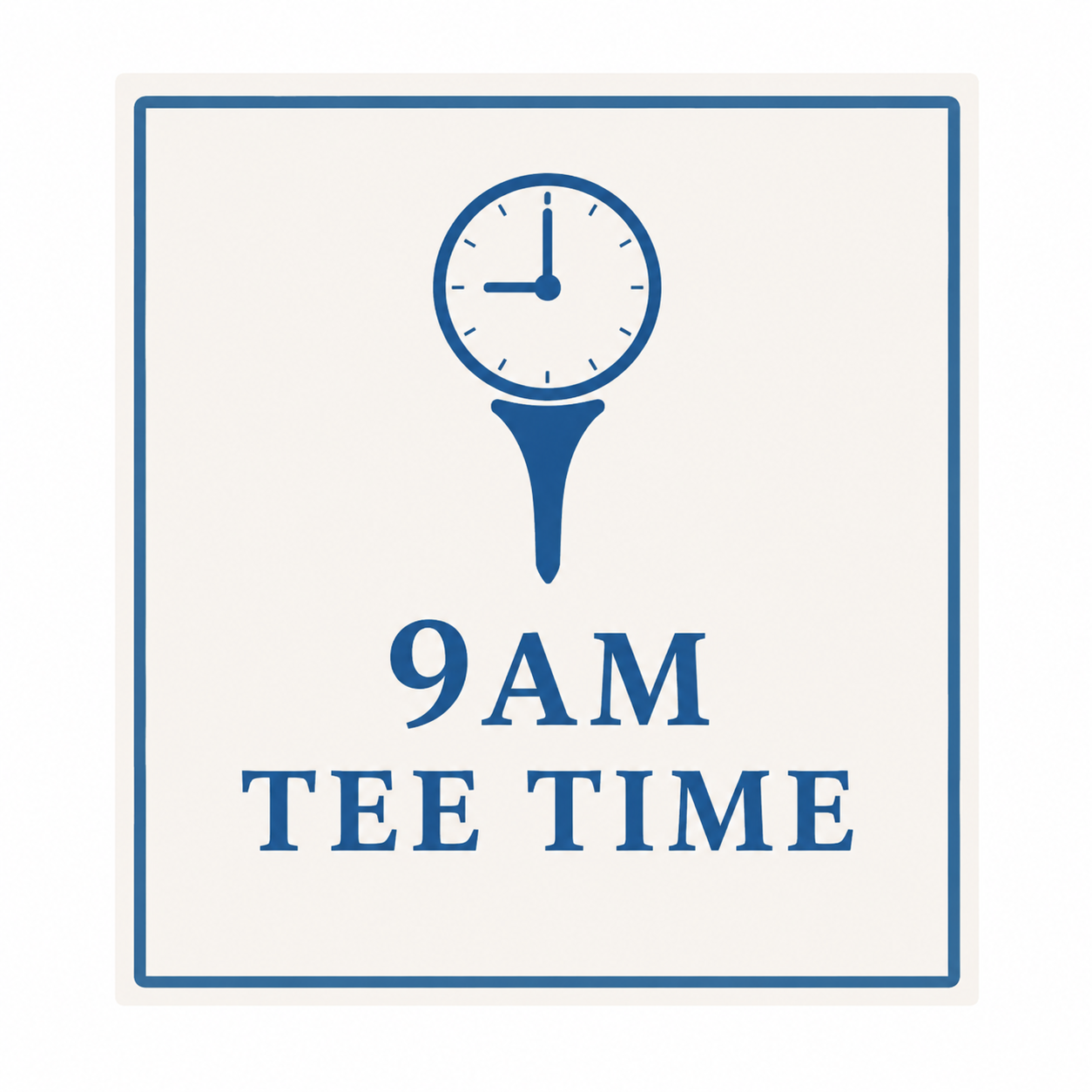Team Sign-up - 9am Tee Time