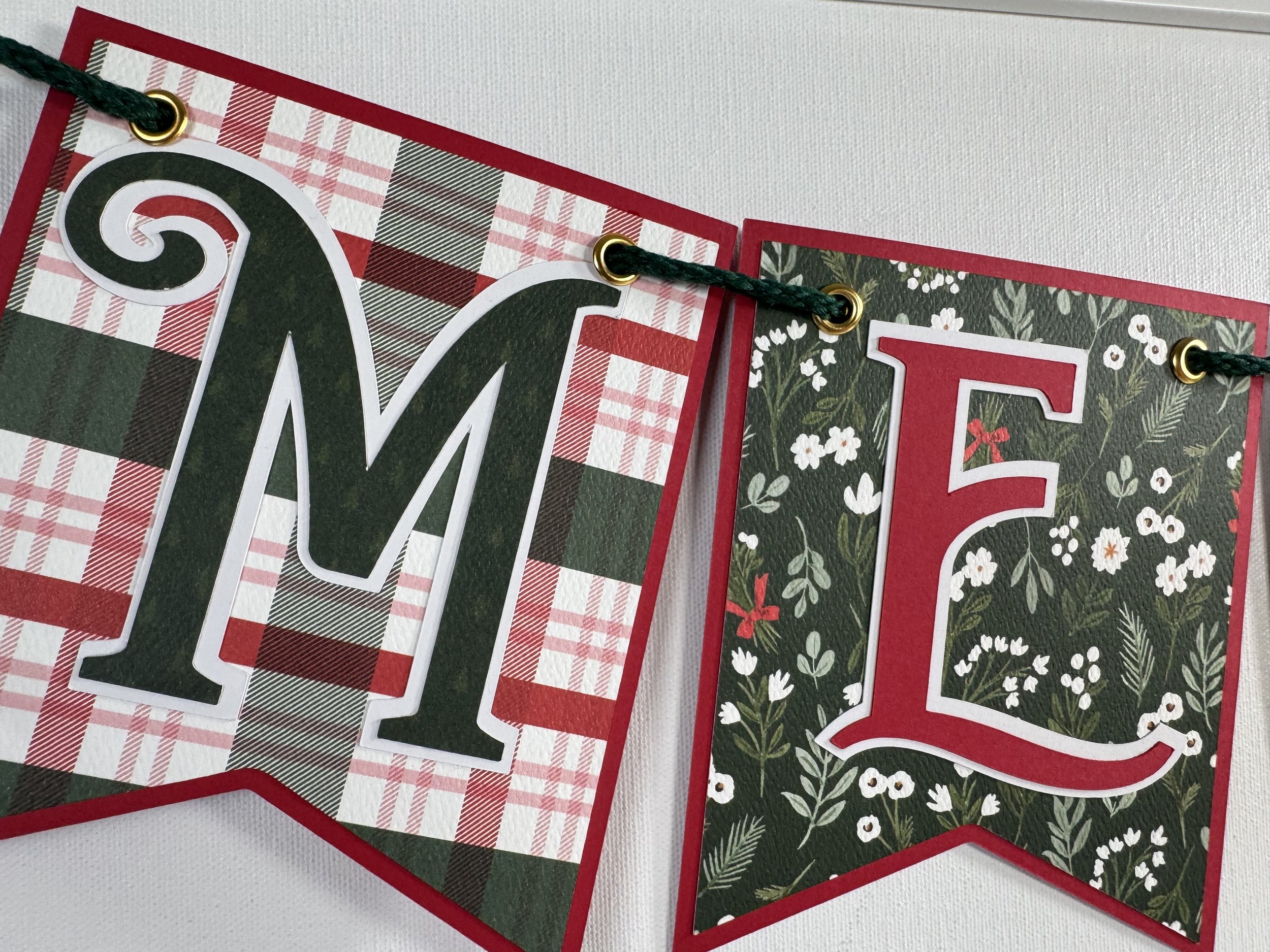 Watercolor MERRY CHRISTMAS Banner