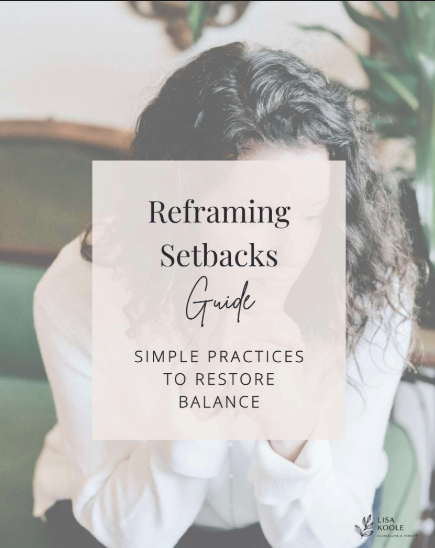 Lisa Koole, Registered Psychotherapist in Guelph, Ontario providing therapy for anxiety, emotional eating, and midlife stress