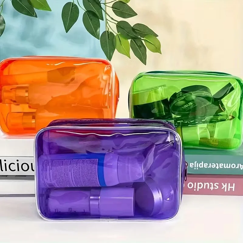 Estuche / Neceser transparente | Papelería | Material para oficina | Estudiantes | Regalo