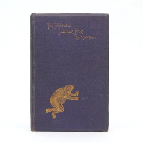 Samuel Clemens, aka Mark Twain (1835-1910),  The Celebrated Jumping Frog of Calaveras County , first edition, first issue, sold in July 2015  Hammer: $13,200