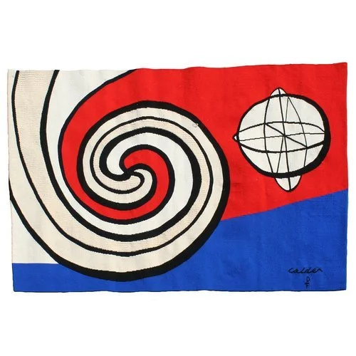 Alexander Calder (1898-1976), Four tapestries made for the bicentennial of the American Revolution (only one shown), sold in April 2013 
 Hammer: $22,440